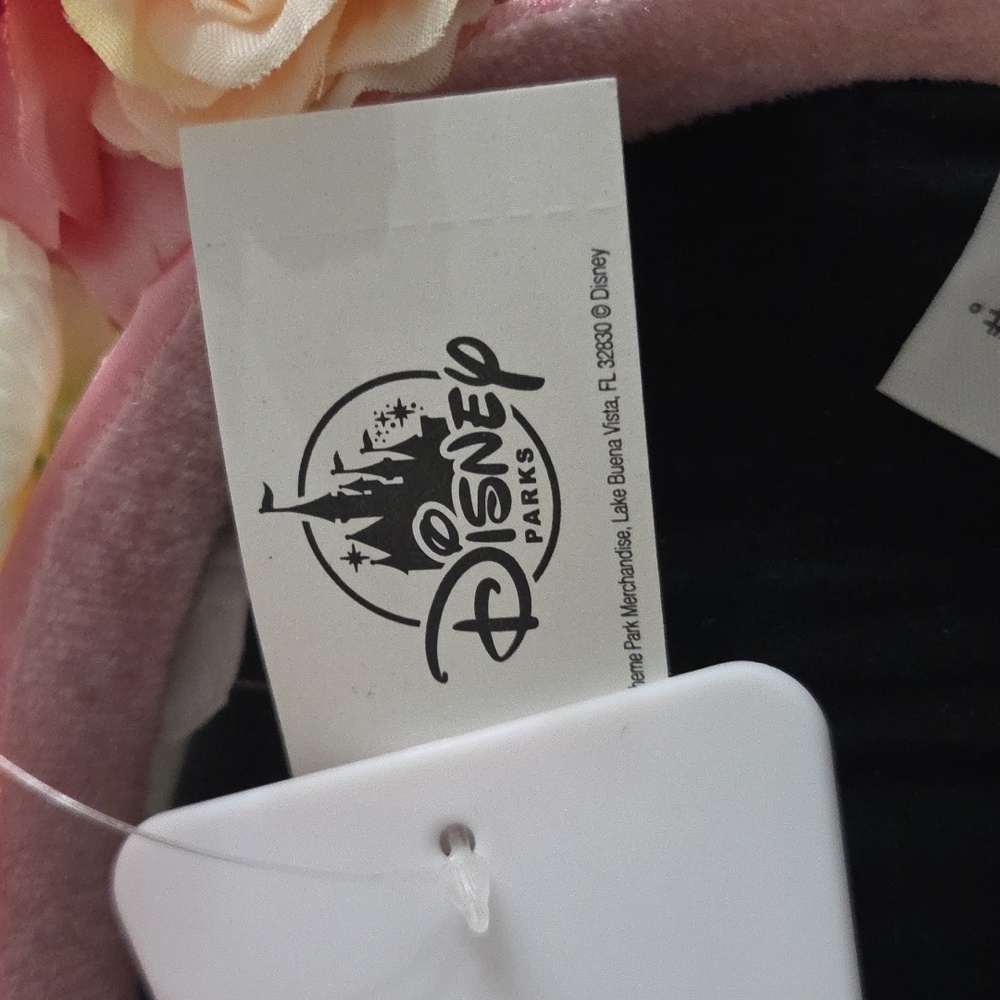 Disney Pink and Peach Floral Minnie Ears Headband 2019 FlowerAnd Garden Festival - Picture 2 of 4